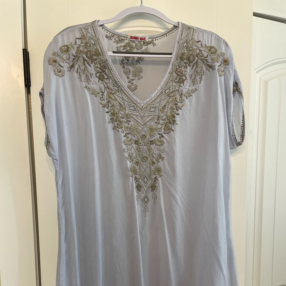 Johnny Was pullover blouse XL